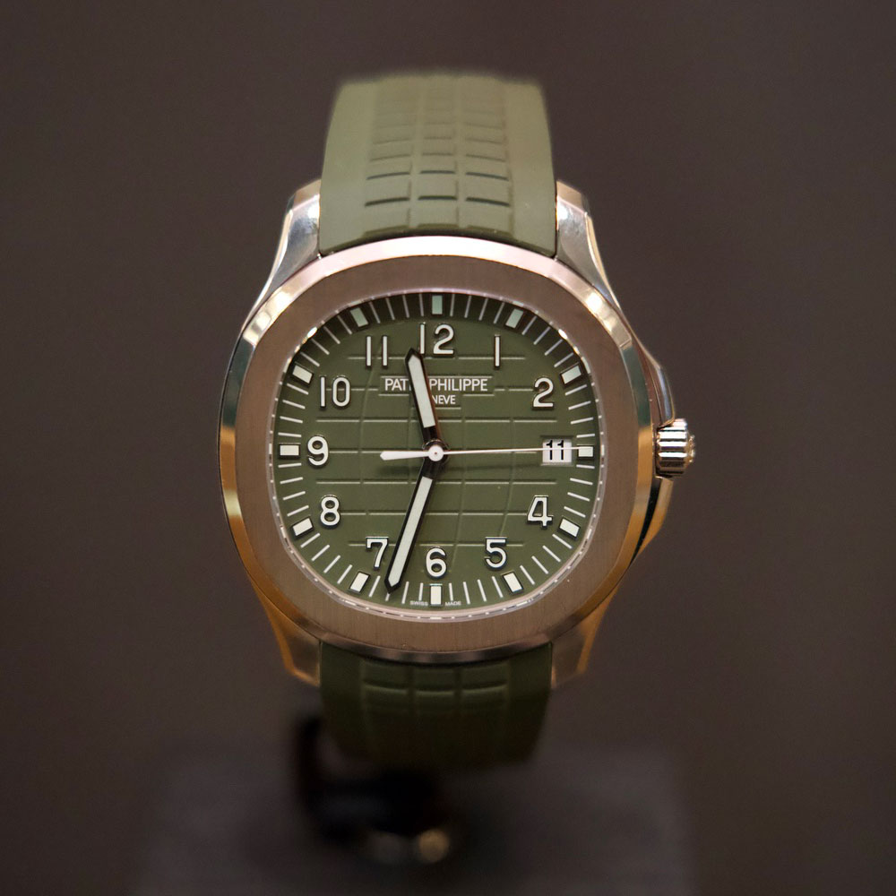 Patek Philippe Patek Phillipe Aquanaut 5168 G with Kakhi Green Dial 5168G