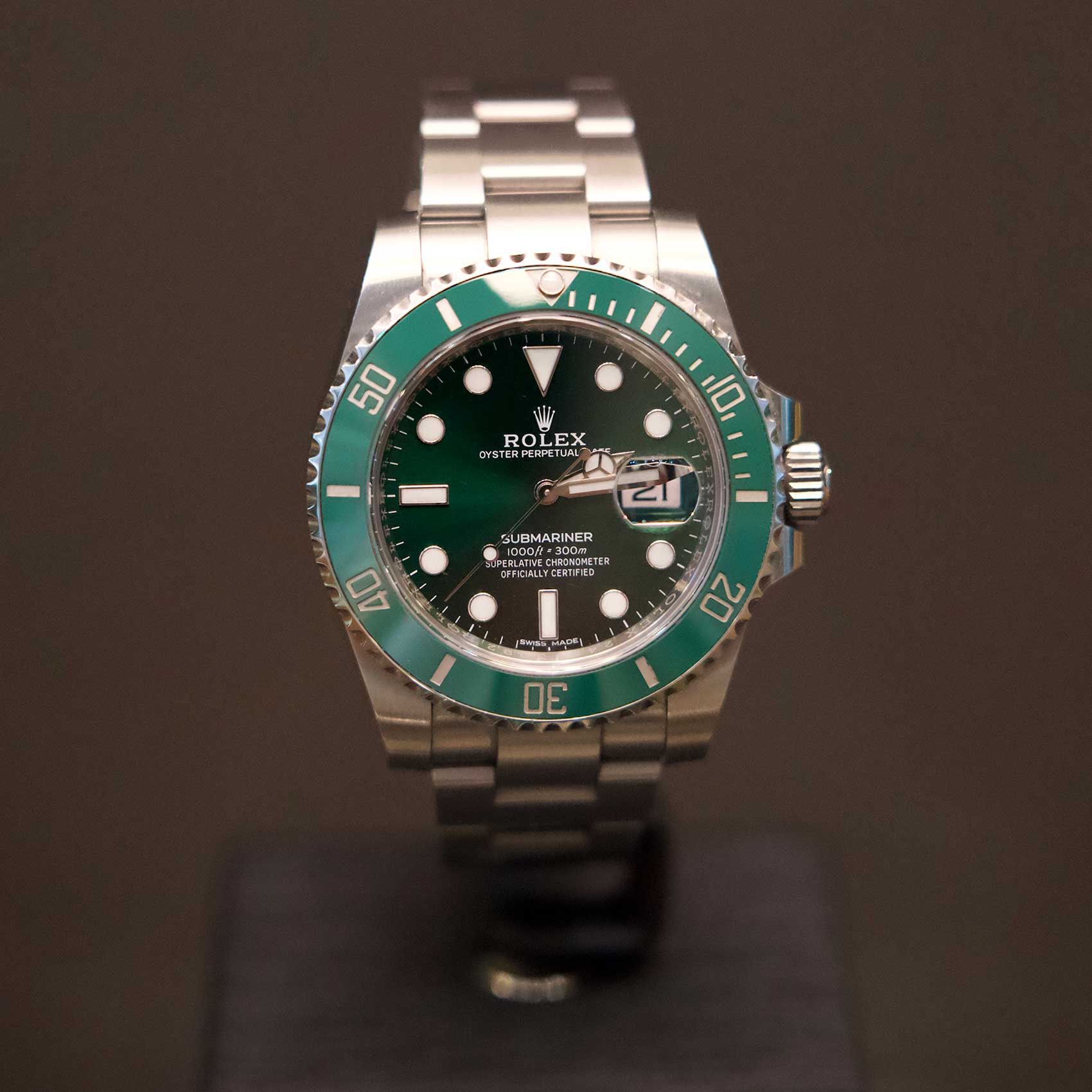 Rolex Submariner verte 40mm 116610 LV