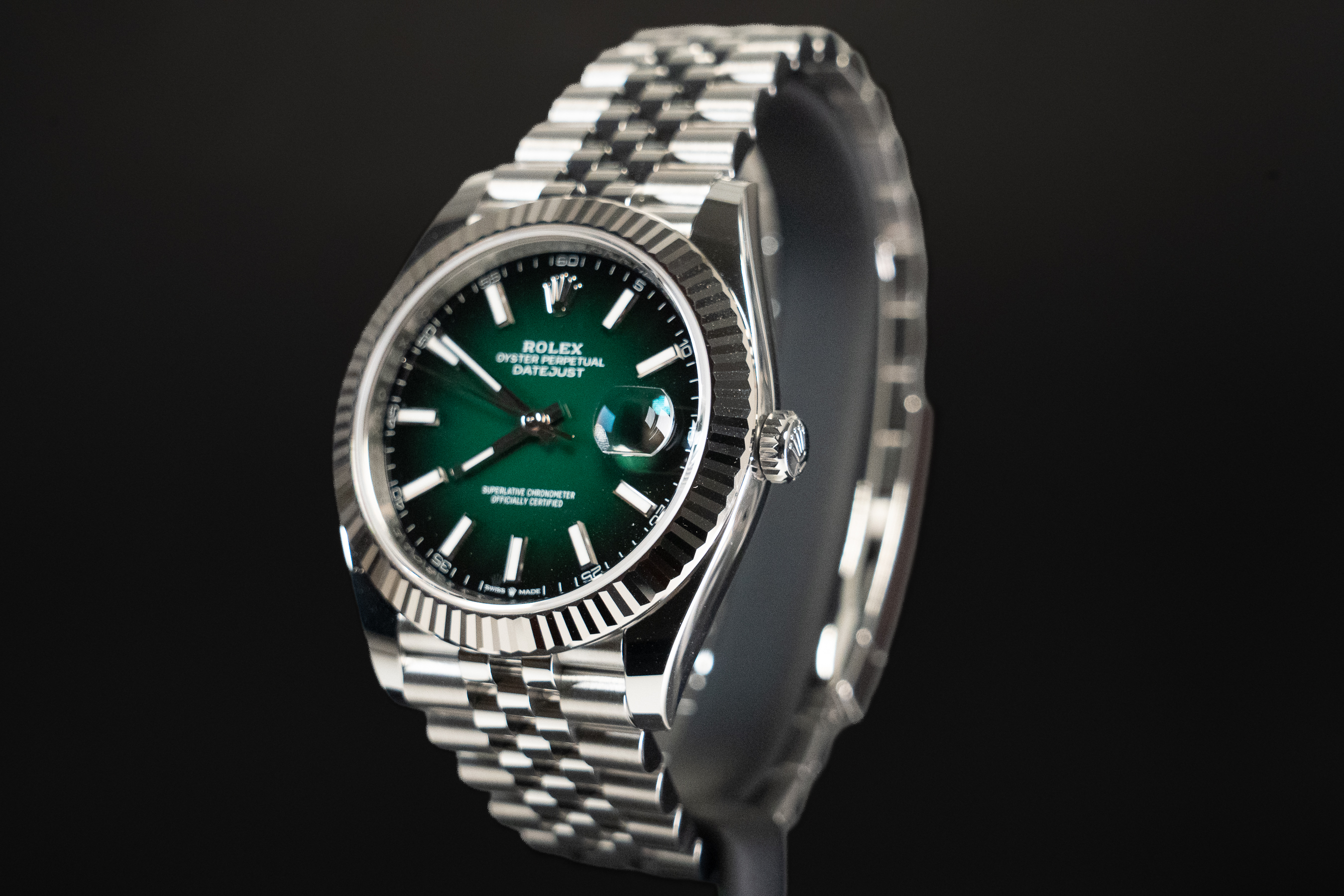 Datejust vert ombrée — vue 2